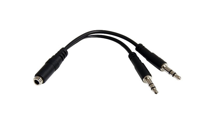 StarTech.com 4 Position to 2x 3 Position 3.5mm Audio Splitter Cable