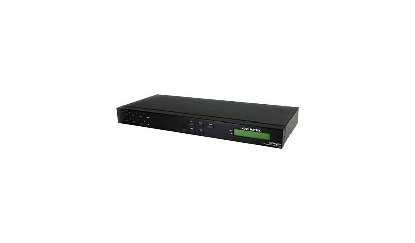 StarTech.com 4x4 HDMI Matrix Video Switch Splitter with Audio and RS232 - 4