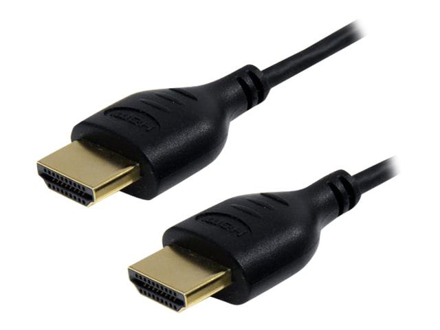 StarTech.com 6ft Slim HDMI Cable, 4K High Speed HDMI Cable with Ethernet, 4K 30Hz UHD HDMI Cord 36AWG, 4K HDMI 1.4