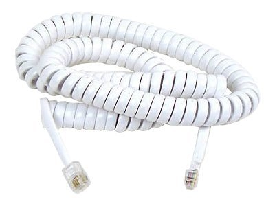 Belkin Coiled Telephone Handset Cord handset cable - 25 ft
