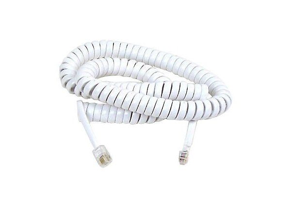 Belkin Coiled Telephone Handset Cord handset cable - 25 ft