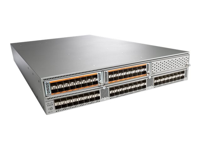 Cisco Nexus 5596UP - switch - 64 ports - managed - rack-mountable - with 8 x Cisco Nexus 2248TP GE Fabric Extender, 64x