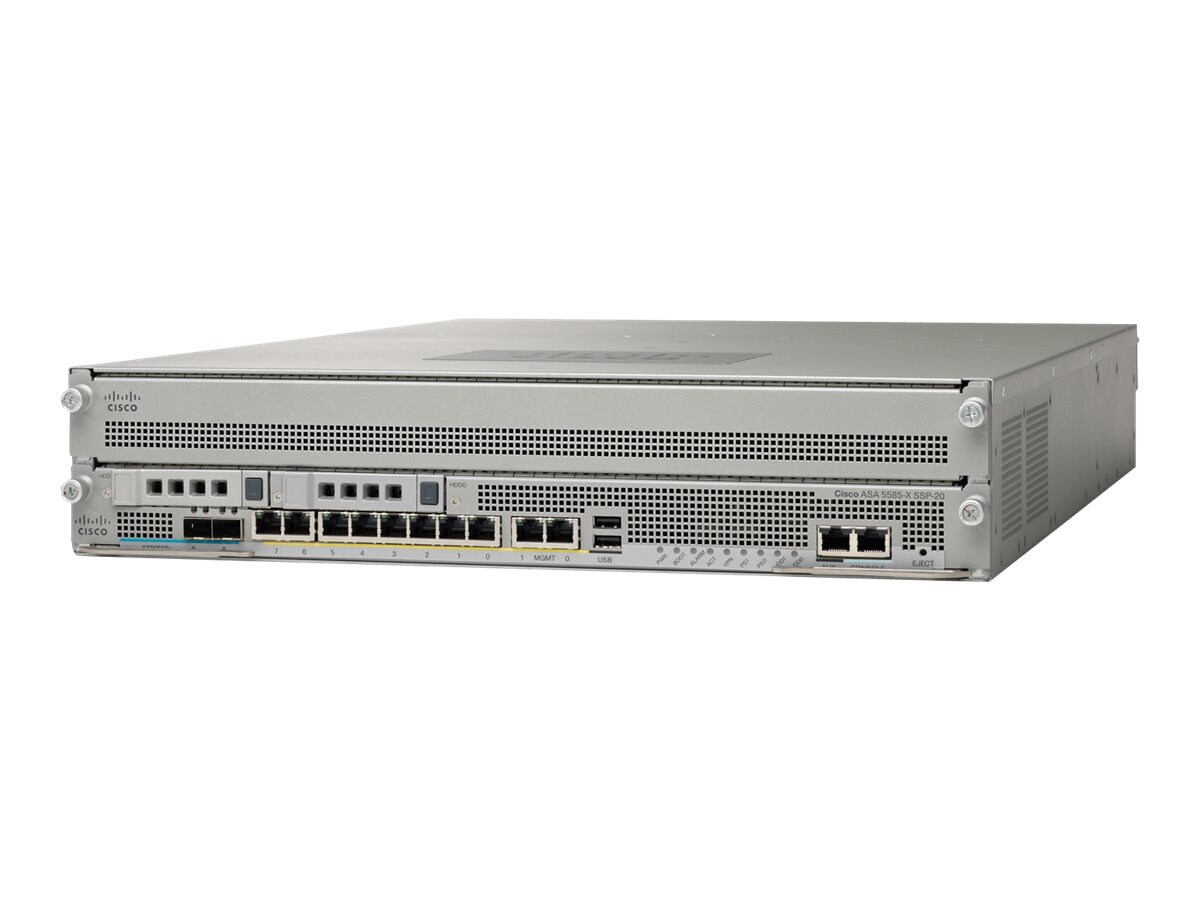 Cisco ASA 5585-X SSL/IPsec VPN Edition SSP-10 Bundle - security appliance