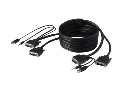 Belkin Secure KVM Cable Kit - video / USB / audio cable kit - 6 ft - B2B