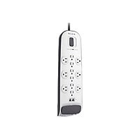 Belkin 12-Outlet Advanced Power Strip Surge Protector - 8ft Cord - White
