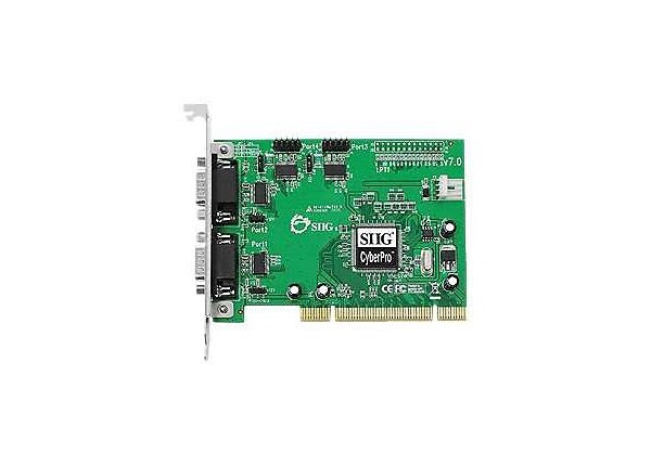 SIIG CyberSerial 4S 550 PCI - serial adapter - 4 ports