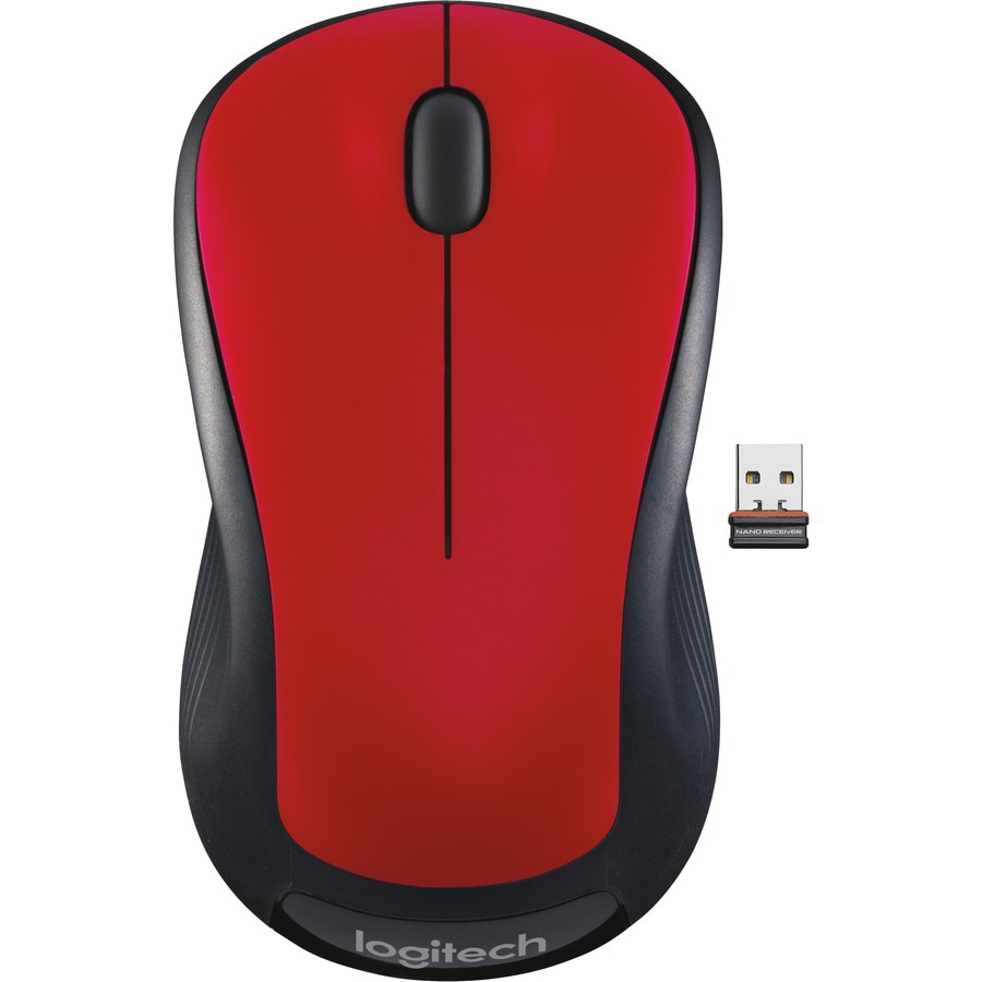 Logitech M310 - mouse 2.4 GHz flame red 910-002486 - Mice - CDW.com