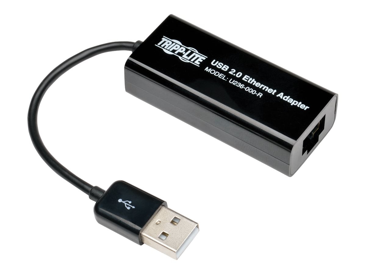 Tripp Lite USB 2.0 Hi-Speed to Ethernet NIC Network Adapter 10/100 Mbps