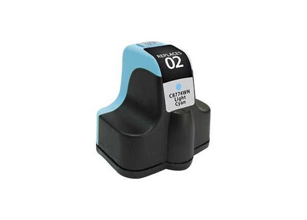 West Point Premium Replacement - light cyan - remanufactured - ink cartridge ( equivalent to: HP 02 )