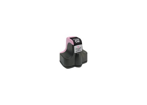 Clover Remanufactured Ink for HP 02 (C8775WN), 240 page yield Light Magenta