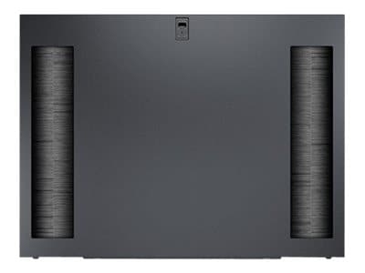 NetShelter SX 48U 1200mm Deep Split Feed Through Side Panels Black Qty 2