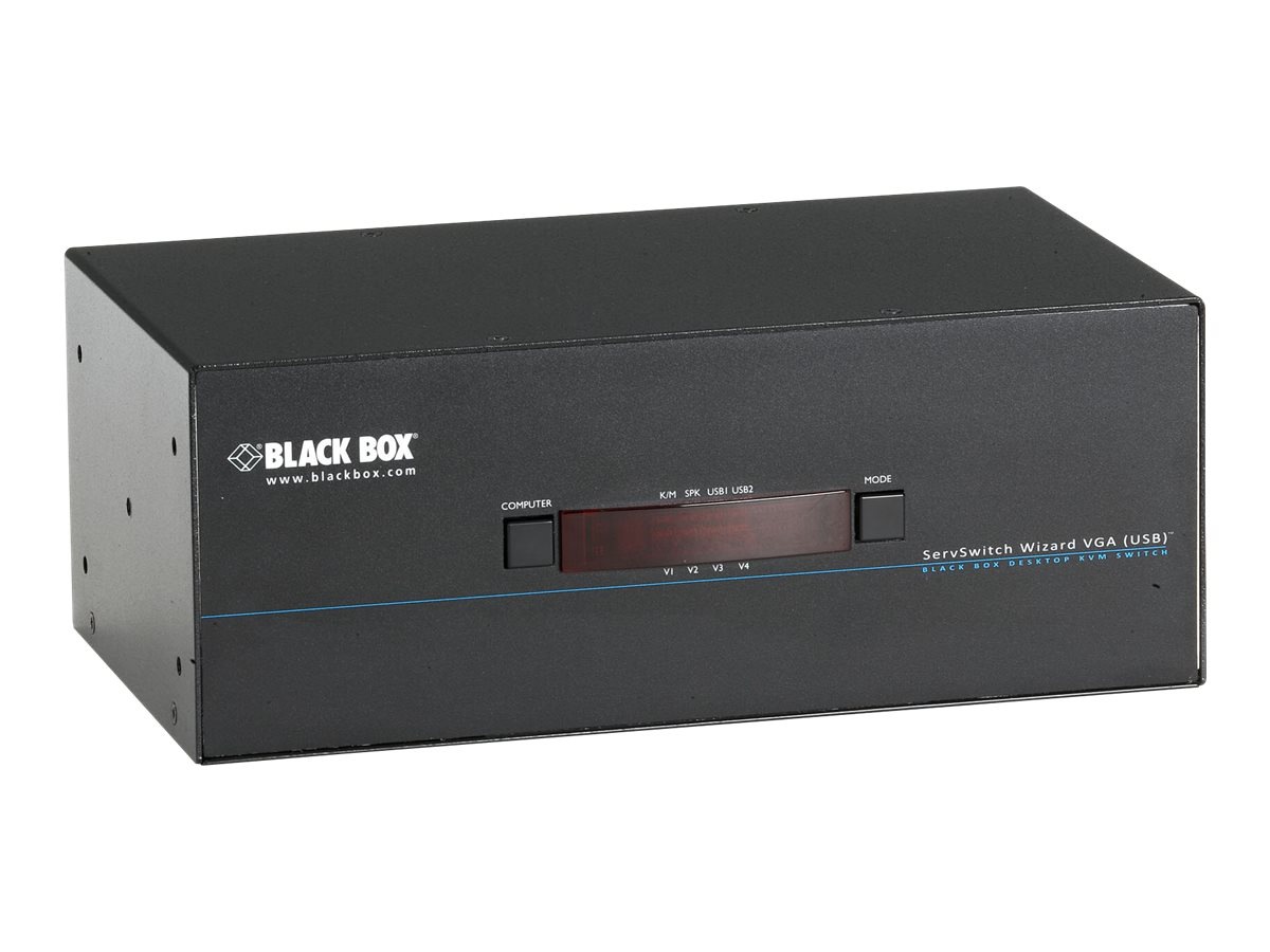 Black Box ServSwitch Wizard - KVM / audio / USB switch - 8 ports