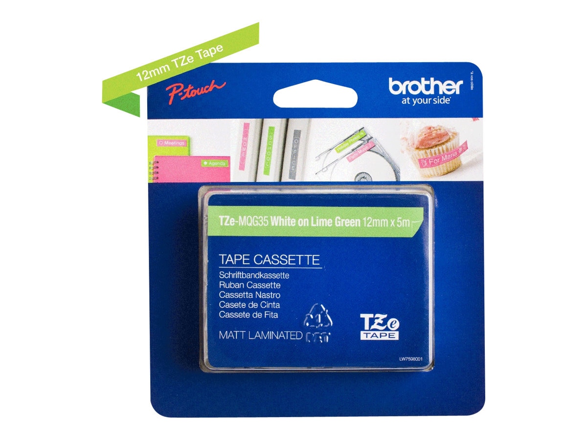 Brother TZe-MQG35 - laminated tape - 1 cassette(s) -