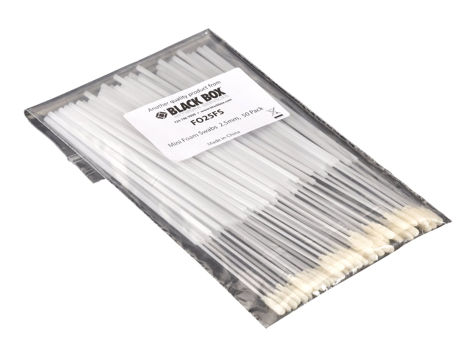 Black Box Mini Foam Swabs - cleaning swabs