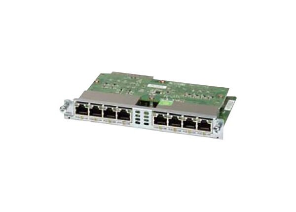 Cisco Gigabit EtherSwitch EHWIC - switch - 8 ports - managed - plug-in module