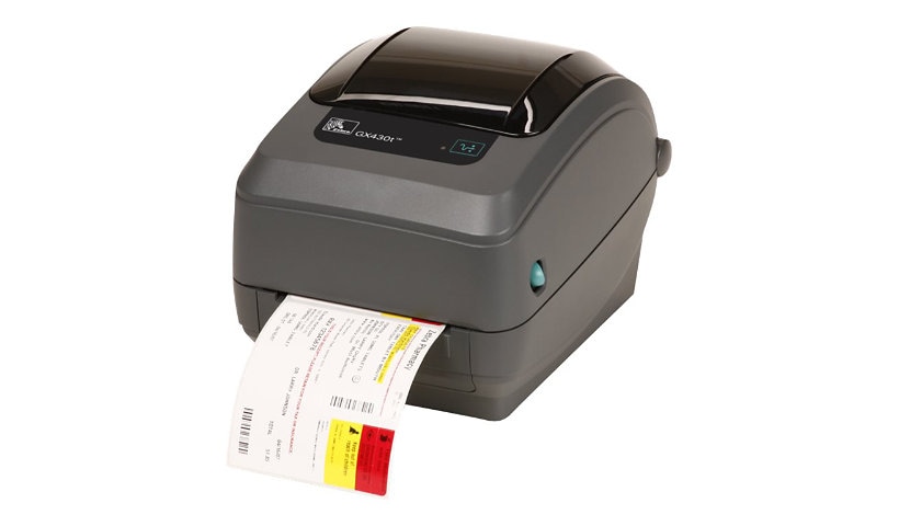 Zebra GX430t Monochrome Thermal Transfer Label Printer