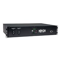 Tripp Lite PDU Metered ATS 208V / 240V 30A 16 C13; 2 C19; 1 L6-30R 2URM TAA - horizontal rackmount - power distribution