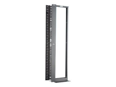 Panduit 2 Post Rack and Vertical Manager Combination Pack - rack - 45U