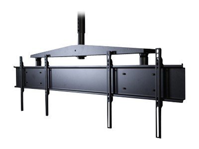 Peerless Dual Display Ceiling Mount System DST940 - mounting kit - for 2 LC