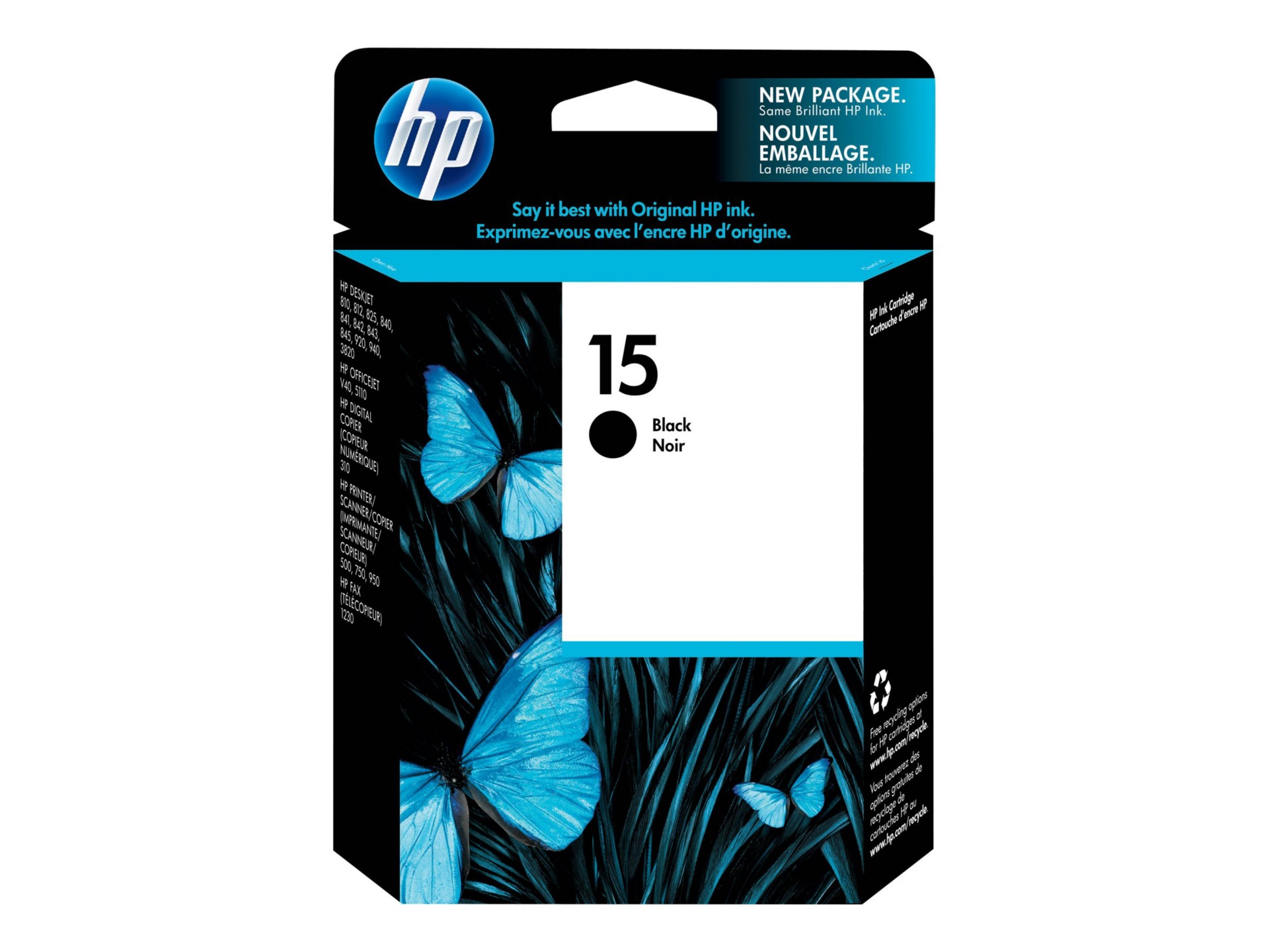 HP 15 (C6615DN) Black Original Ink Cartridge