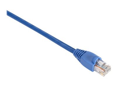 Black Box 7ft Cat5 CAT5e 350mz Blue UTP PVC Snagless Patch Cable 25-pack