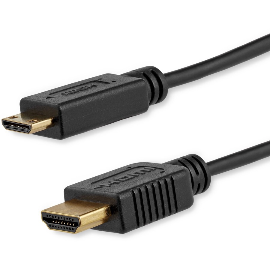 StarTech.com 6ft Mini HDMI to HDMI Cable w/ Ethernet - 4K High Speed Slim Mini HDMI Type-C Adapter