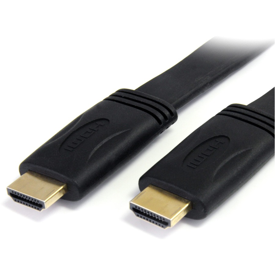 Thumbnail 2 of 3 for StarTech.com 15 ft Flat High Speed HDMI Cable with Ethernet - Ultra HD 4k x 2k HDMI Cable - HDMI to HDMI M/M