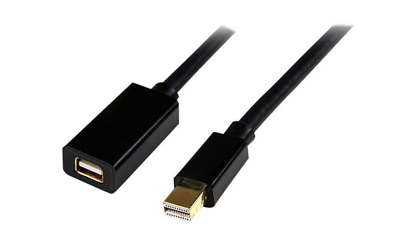 StarTech.com 6ft (2m) Mini DisplayPort Extension Cable, 4K x 2K Video, Mini DP Male to Female Extension Cord, mDP 1.2