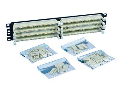 Panduit PAN-PUNCH 110 - cable management panel - 2U - 19"