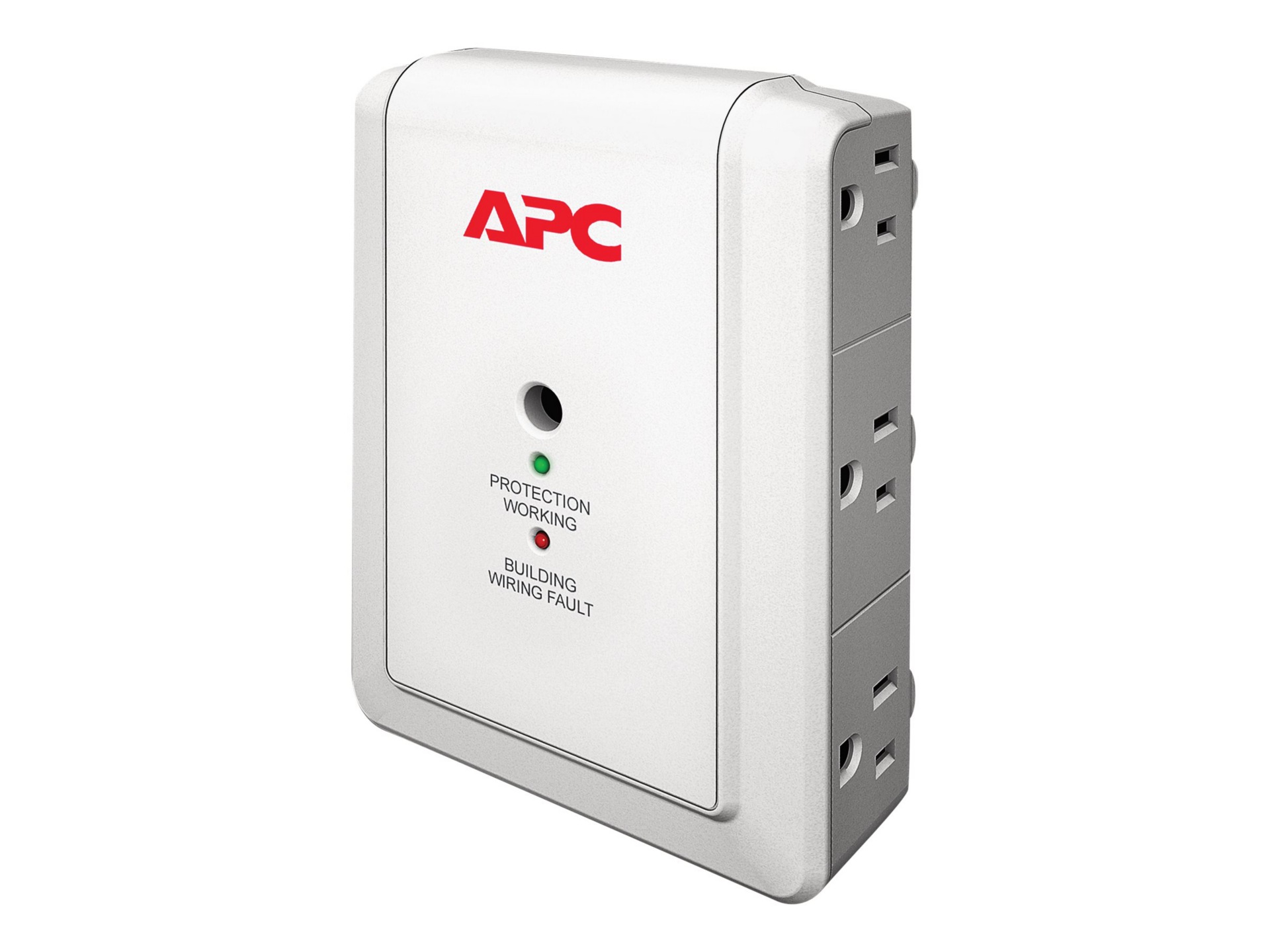 APC by Schneider Electric SurgeArrest Essential P6W 6-Outlets Surge Suppressor