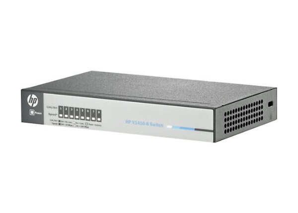 HP 1410-8 Switch - switch - 8 ports - unmanaged - desktop