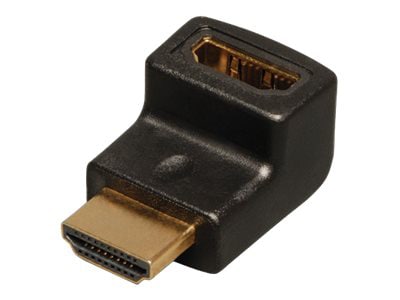 Tripp Lite HDMI Right Angle Up Adapter / Coupler Compact 4K (M/F)