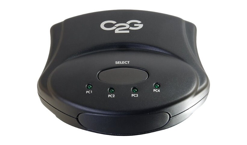 C2G 4-Port USB 2.0 Manual Switch - commutateur de partage des périphériques USB - 4 ports
