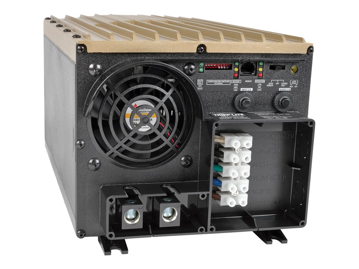 Tripp Lite 3600W APS INT 36VDC 230V Inverter / Charger w/ Auto Transfer Switching ATS Line-Interactive AVR - DC to AC