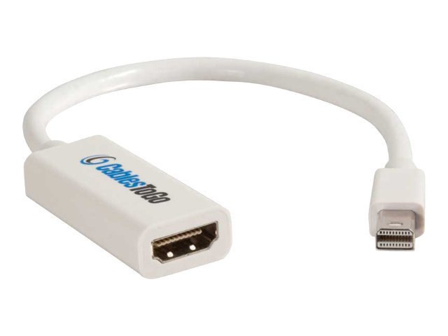C2G Mini DisplayPort 1.1 to HDMI Adapter Cable with Audio - video / audio adapter - DisplayPort / HDMI