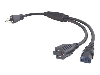 C2G 1.5FT POWER SPLITTER 5-15P