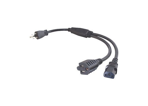 C2G 1.5FT POWER SPLITTER 5-15P