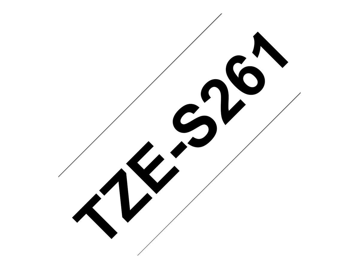 Thumbnail 2 of 6 for Brother TZe-S261 - laminated tape - 1 cassette(s) -
