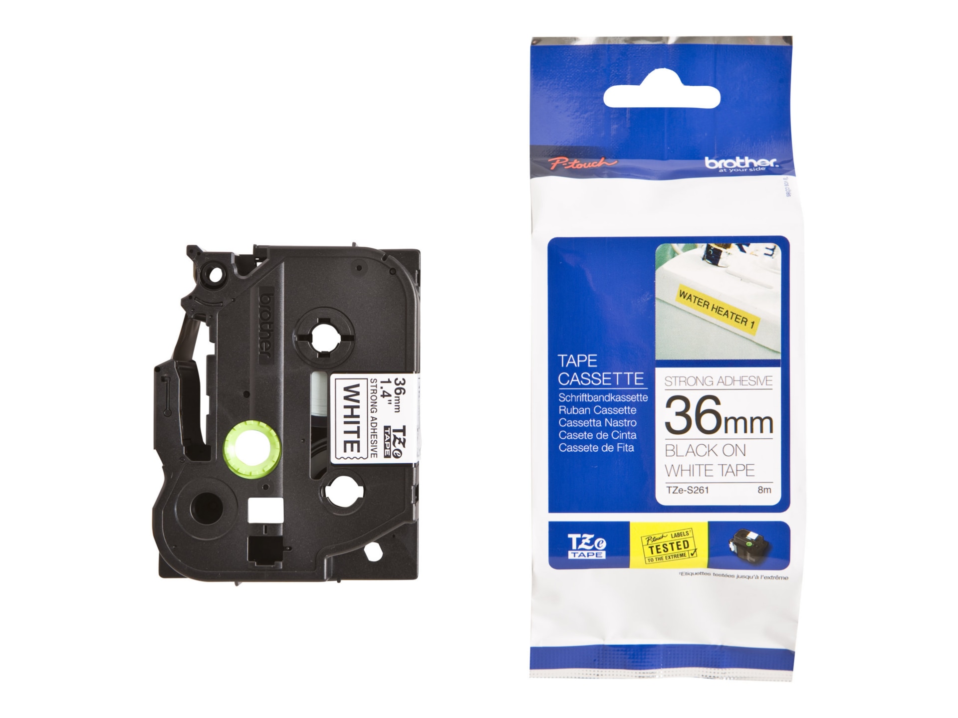 Thumbnail 4 of 6 for Brother TZe-S261 - laminated tape - 1 cassette(s) -