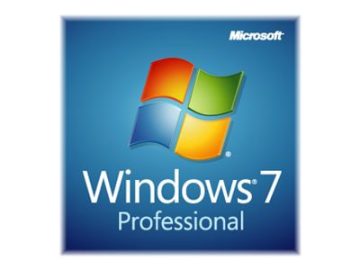 Microsoft Windows 7 Professional w/SP1 - license and media