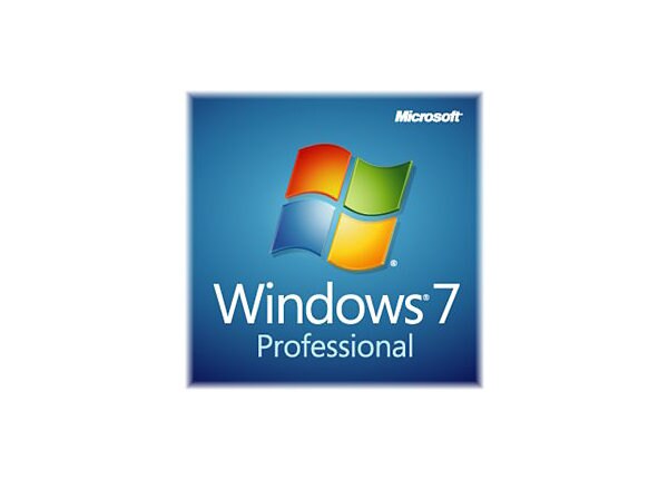 Microsoft Windows 7 Professional w/SP1 - license and media