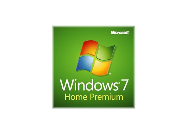 Microsoft Windows 7 Home Premium w/SP1 - license and media