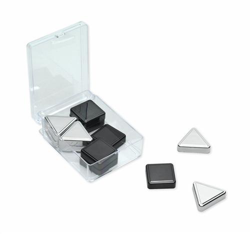 Quartet Metallic Magnets, 12 Pack