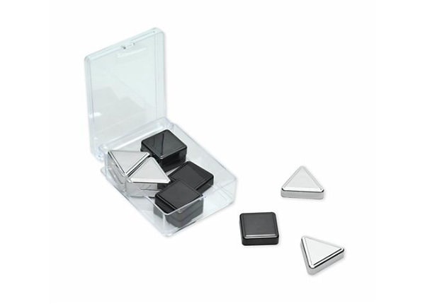 Quartet Metallic Magnets, 12 Pack