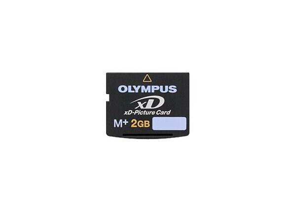 Olympus - flash memory card - 2 GB - xD Type M+