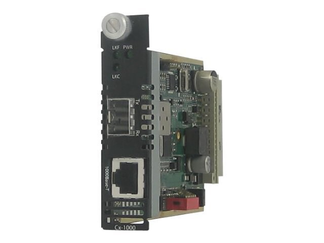 Perle CM-1110-SFP - fiber media converter - GigE
