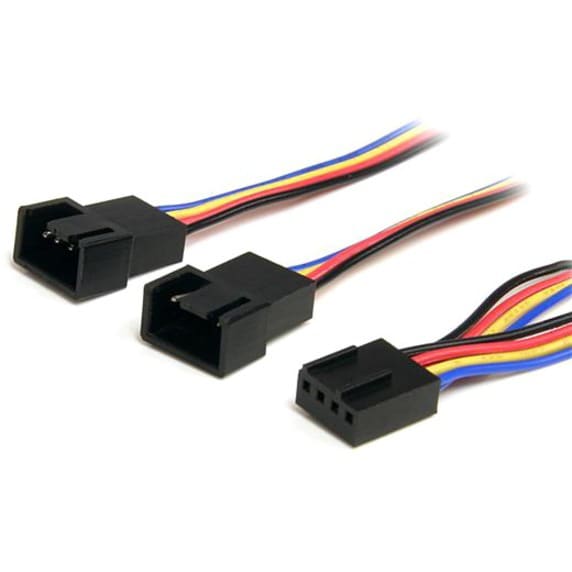 Interessant Universel George Eliot StarTech.com 12in 4 Pin PWM Fan Extension Power Y Cable - F/M - FAN4SPLIT12  - -