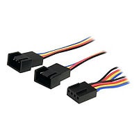 StarTech.com 12in 4 Pin PWM Fan Extension Power Y Cable - F/M