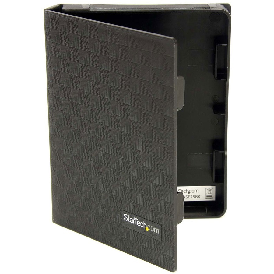 StarTech.com 2.5in Anti-Static Hard Drive Protector Case - Black (3pk) - 2.