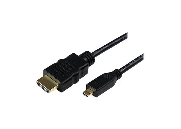 StarTech.com 6ft Micro HDMI to HDMI w/Ethernet - 4K High Speed Micro HDMI to HDMI Adapter - HDMIADMM6 - Audio & Video Cables - CDW.com